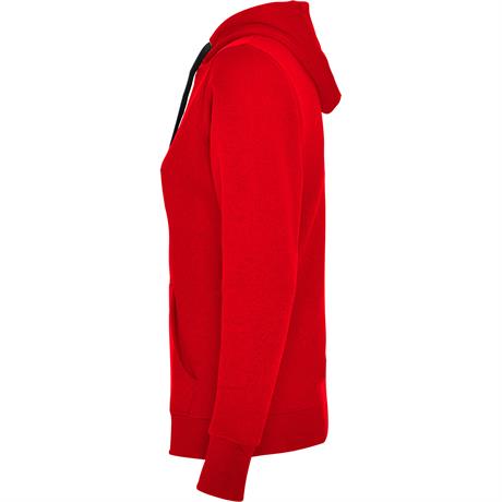 Толстовка URBAN WOMAN женская, КРАСНЫЙ/ЧЕРНЫЙ M — изображение 3