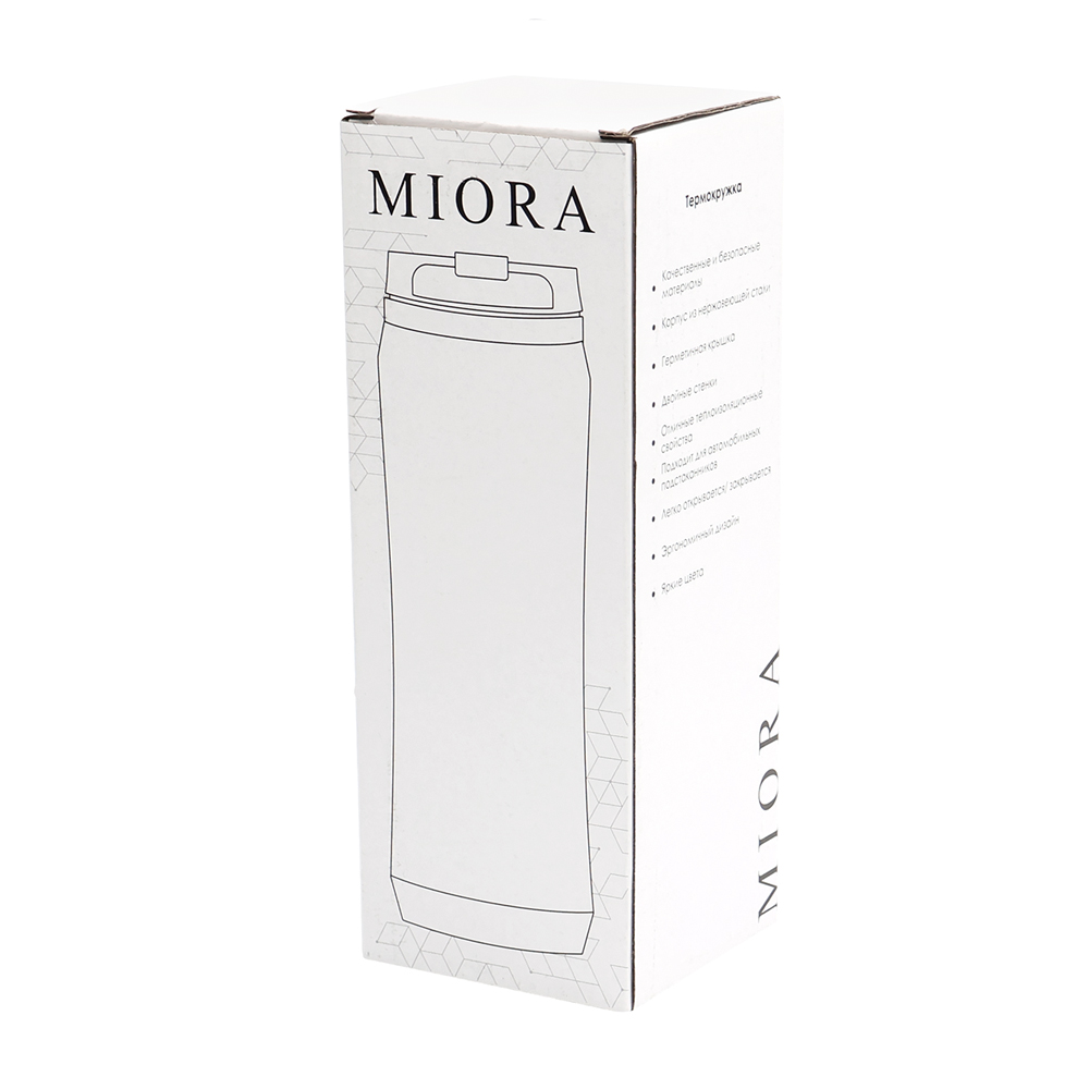 Термокружка Miora, белый — изображение 3
