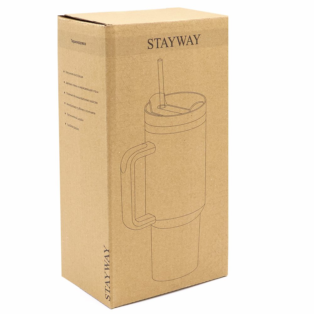 Термокружка Stayway, чёрный — изображение 9